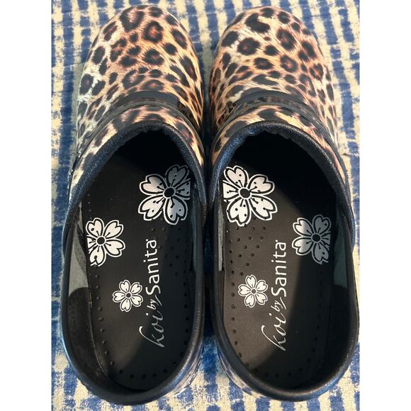NWOB Koi by Sanita Leopard Print Danish Clogs - Picture 3 of 8